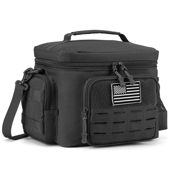 Scout Kühltasche 13L Tactical Schwarz – Frontansicht