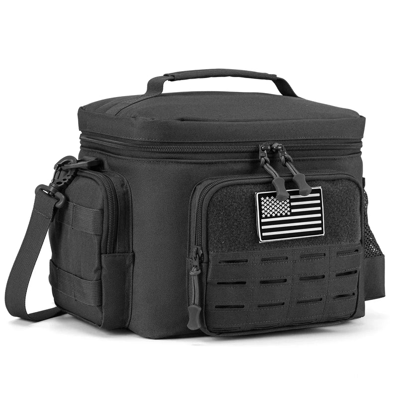 Scout Kühltasche 13L Tactical Schwarz – Frontansicht