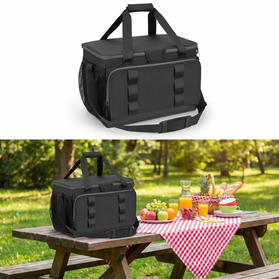 Lotus Kühltasche beim Picknick auf dem Tisch – Ansicht 5