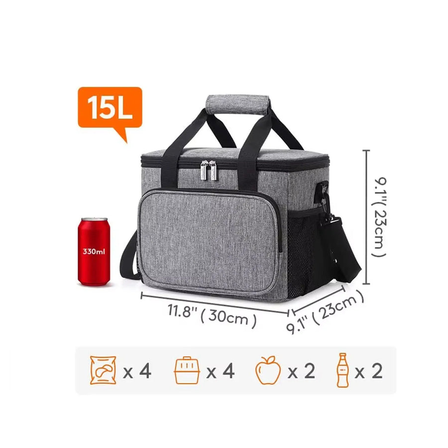 Urban Lunchtasche 15L – Maße und Kapazität – Ansicht 2