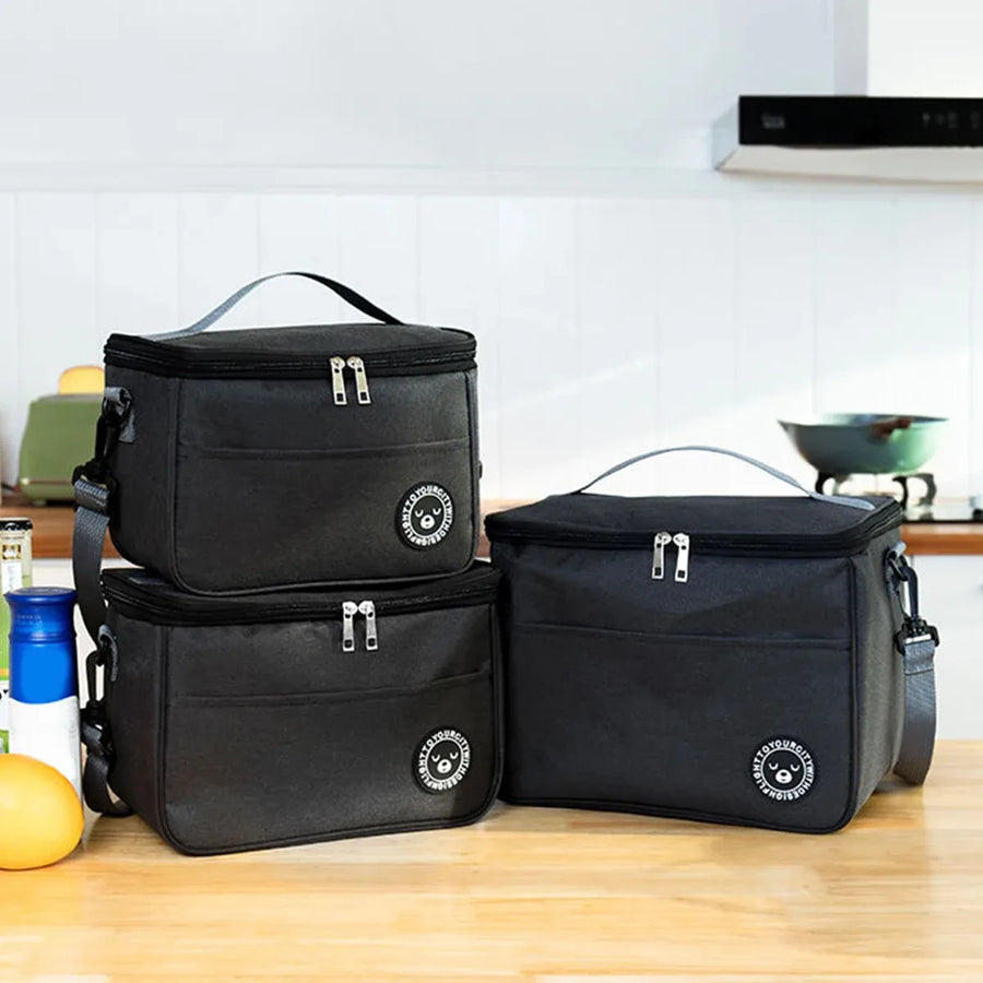 Nordic Lunchtasche XL Schwarz – Set-Ansicht – Ansicht 2