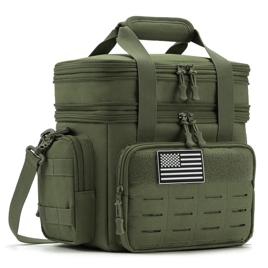 Ranger Taktische Lunchtasche Grün – Frontansicht – Ansicht 3